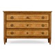 Satinwood directoire large chest of drawers