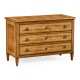 Satinwood directoire large chest of drawers