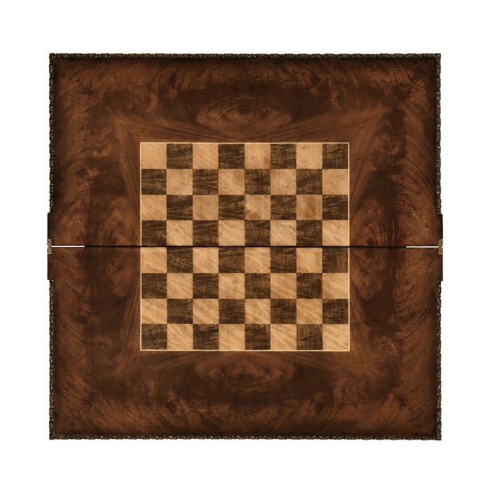 William IV Mahogany Games Table with Secret Storage