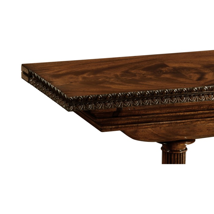 William IV Mahogany Games Table with Secret Storage
