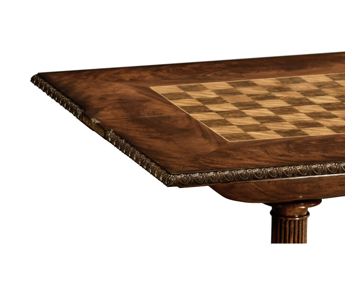 William IV Mahogany Games Table with Secret Storage
