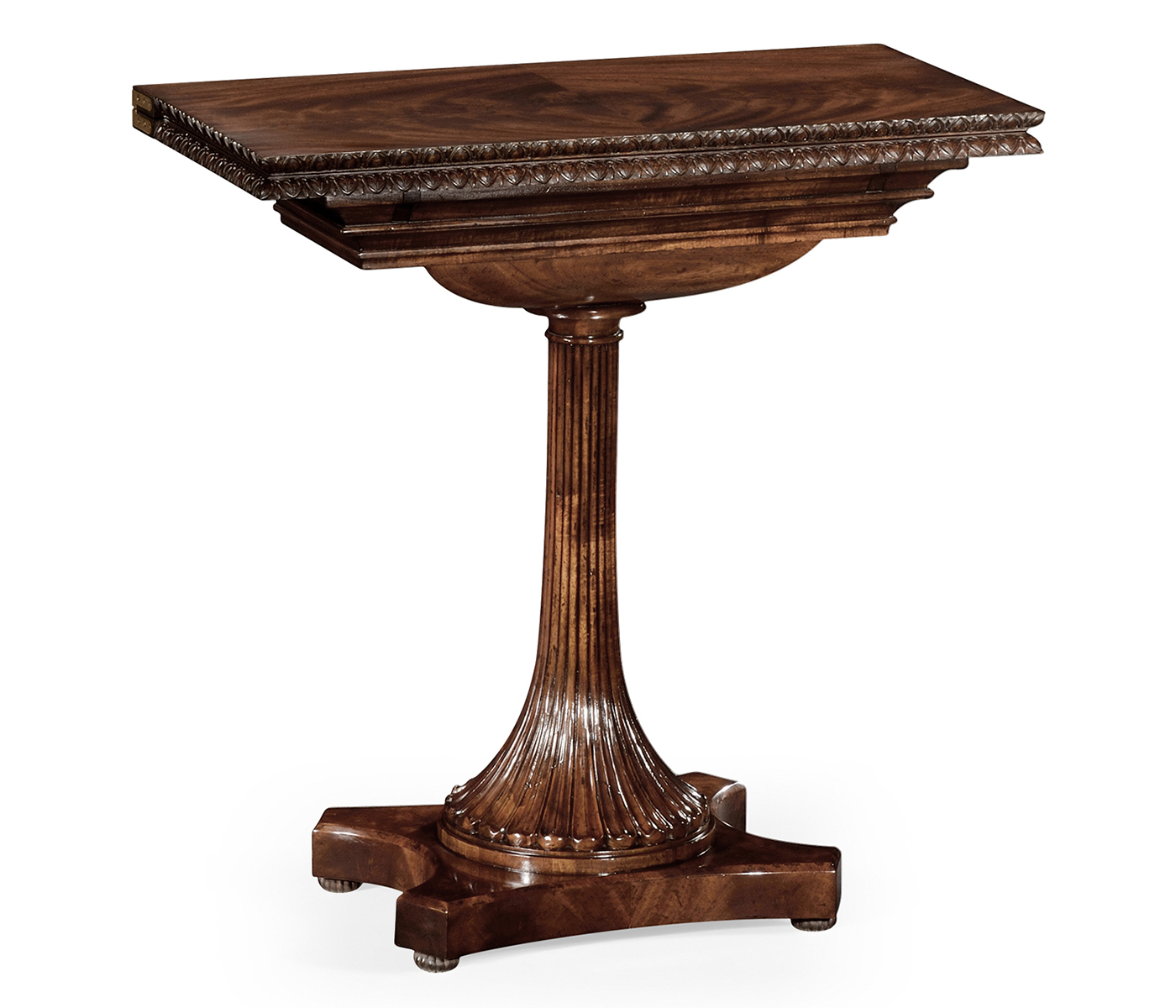 William IV Mahogany Games Table with Secret Storage