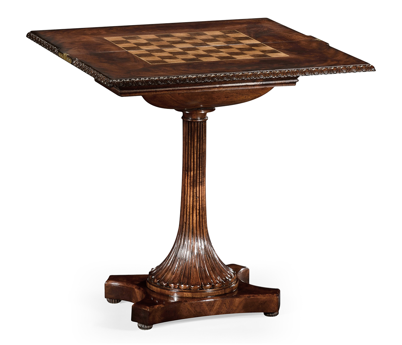 William IV Mahogany Games Table with Secret Storage