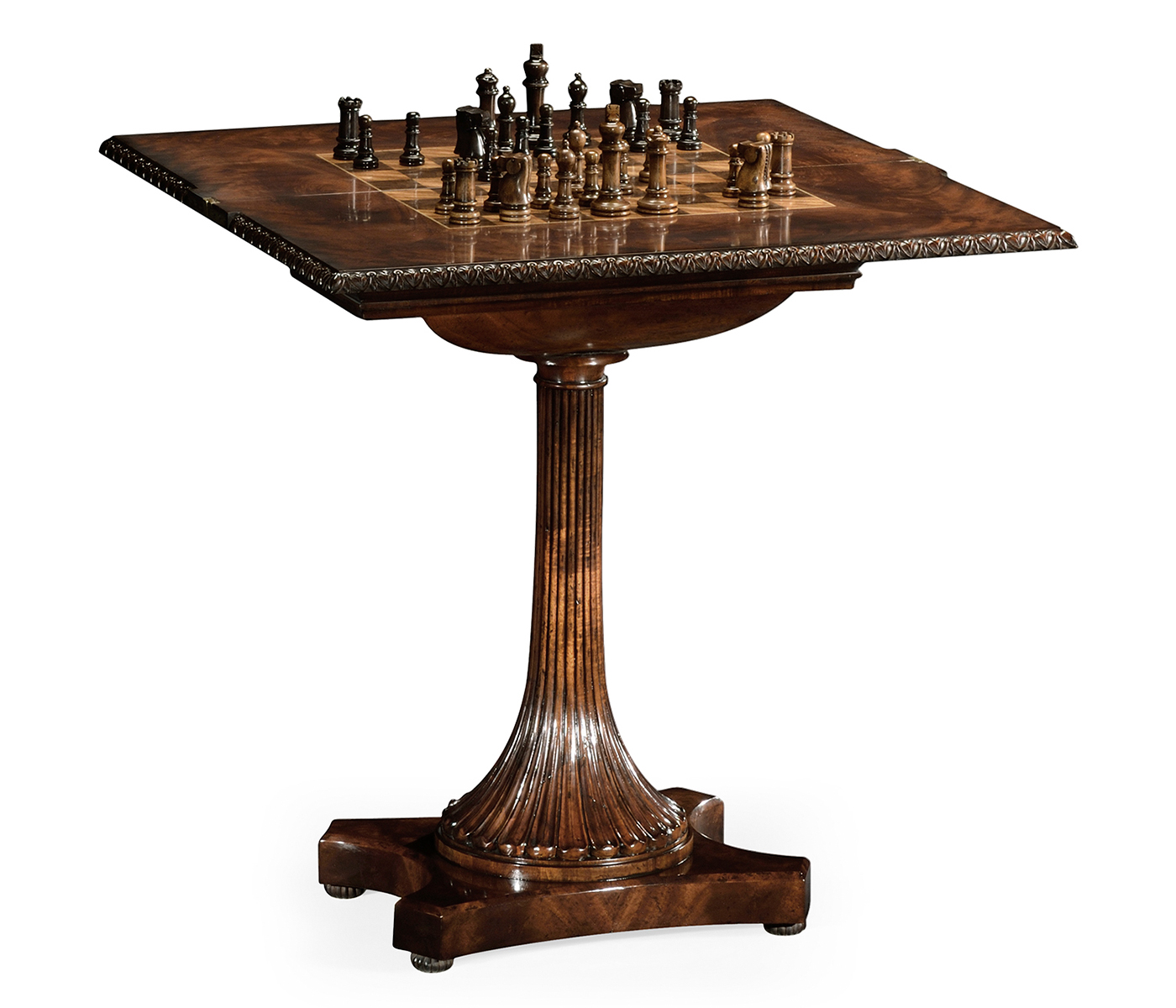 William IV Mahogany Games Table with Secret Storage