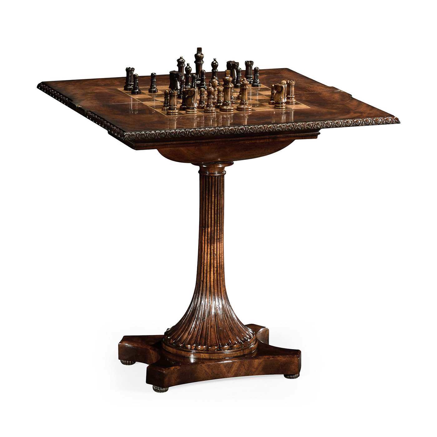William IV Mahogany Games Table with Secret Storage