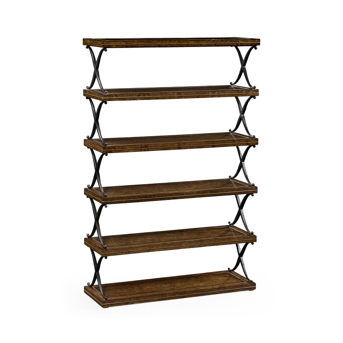 Hammered Iron Six Tier Étagère