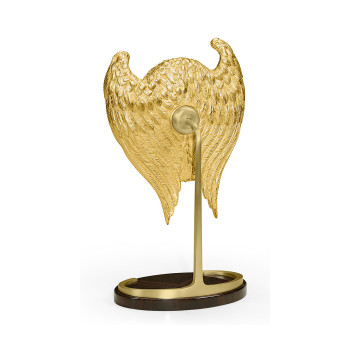 Classical Gilded Winged Macassar Ebony High Lustre Dressing Mirror