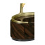 Classical Gilded Winged Macassar Ebony High Lustre Dressing Mirror with Drawer