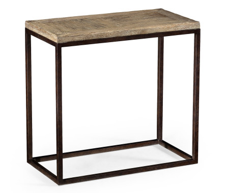 Limed oak side table