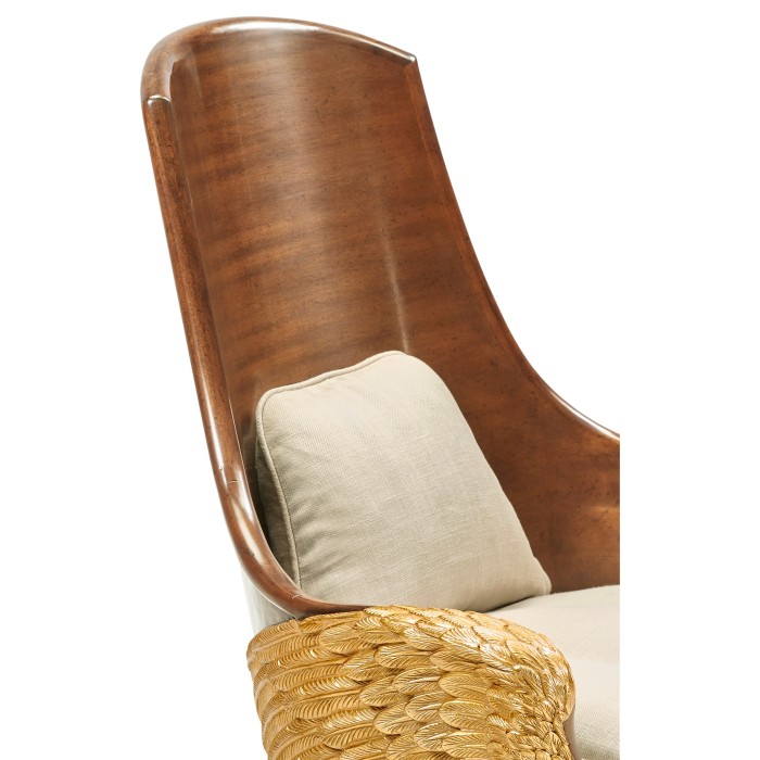 Empire Style Winged Chair