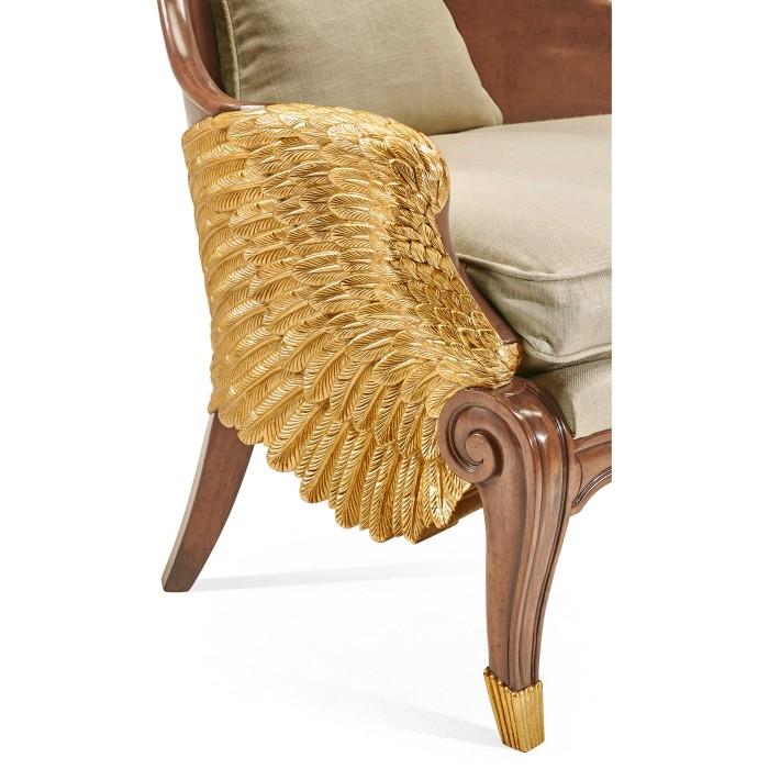 Empire Style Winged Chair