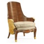 Empire Style Winged Chair