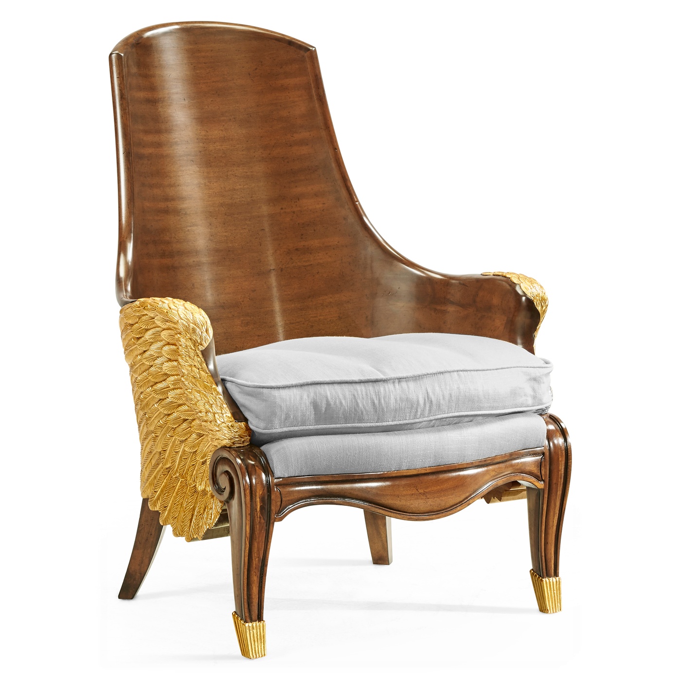 Empire Style Winged Chair