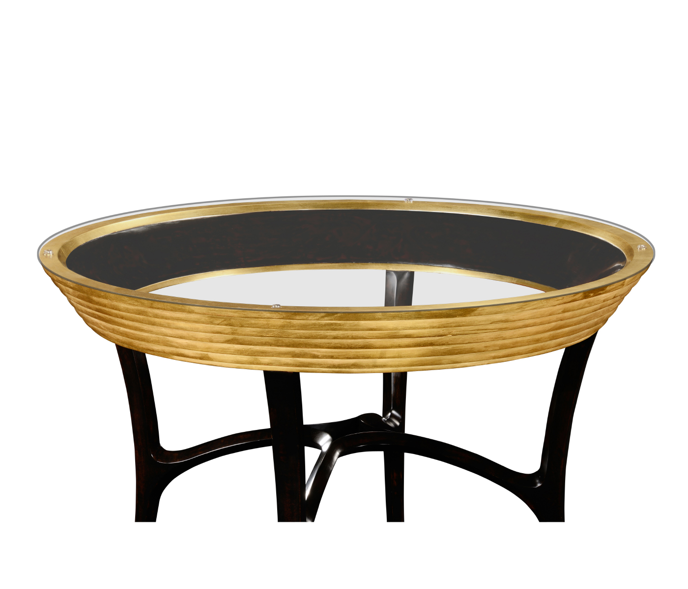 Stepped Gilded Circular Centre Table