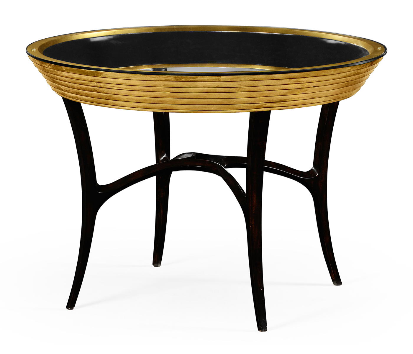 Stepped Gilded Circular Centre Table