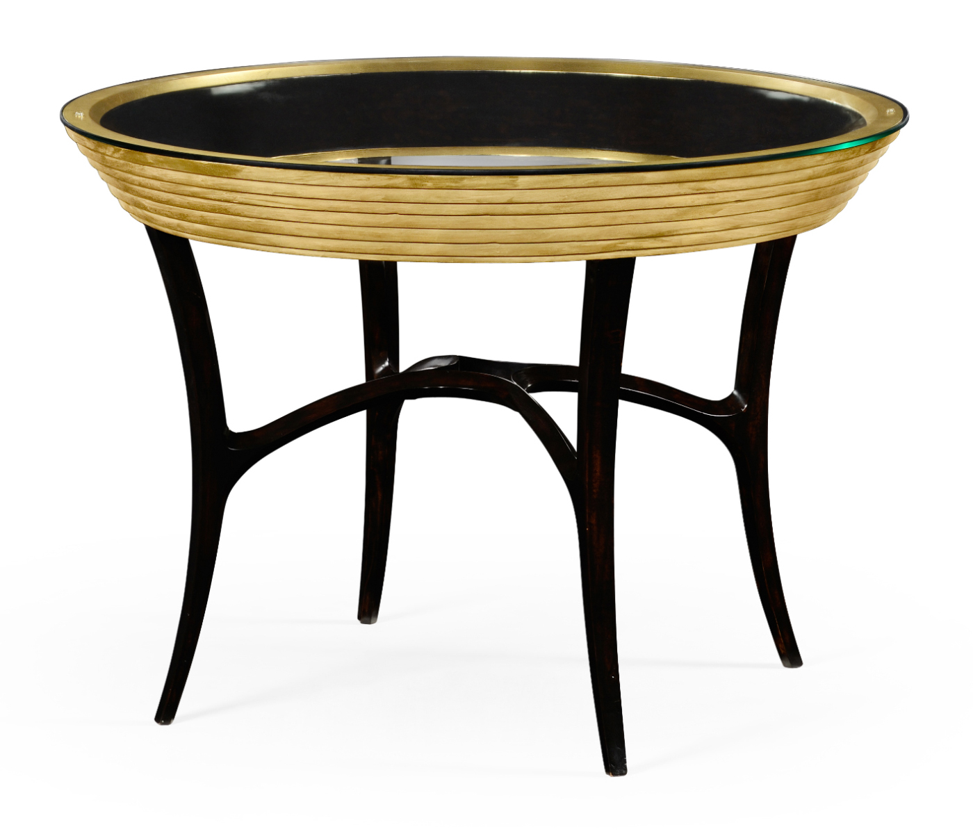 Stepped Gilded Circular Centre Table