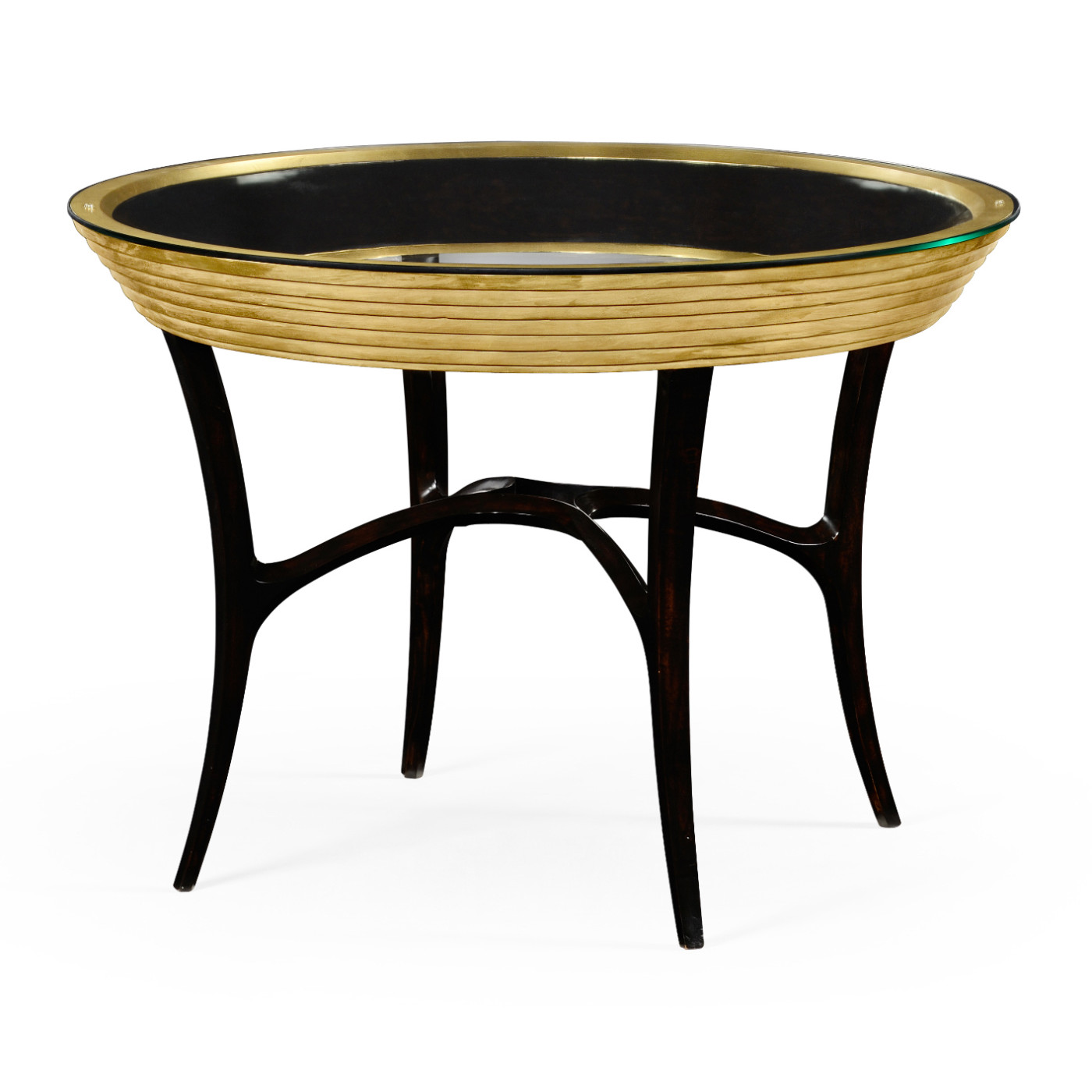 Stepped Gilded Circular Centre Table
