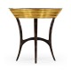 Stepped Gilded Circular Side Table
