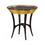 Stepped Gilded Circular Side Table