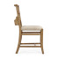 Rustic Light Driftwood Church Dining Side Chair