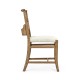 Rustic Light Driftwood Church Dining Side Chair