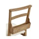 Rustic Light Driftwood Church Dining Side Chair