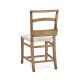 Rustic Light Driftwood Church Dining Side Chair