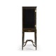 Rustic Walnut Church Dining Side Chair