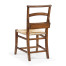 Rustic Walnut Church Dining Side Chair