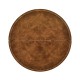 Walnut Flip-Top Demilune Breakfast Table 36