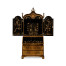 Queen Anne Walnut Bureau with Chinoiserie Interior & Panelled Doors
