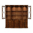 Buckingham Triple Mahogany Display Cabinet