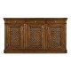Walnut sideboard with lattice doors