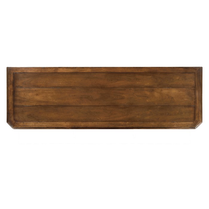 Walnut sideboard with lattice doors