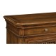 Walnut sideboard with lattice doors
