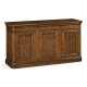 Walnut sideboard with lattice doors