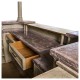 Complete Linenfold Grey Oak Home Bar