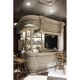 Complete Linenfold Grey Oak Home Bar