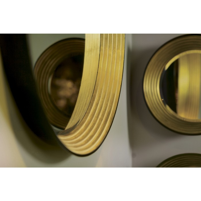 Contemporary Circular Recessed Mirror