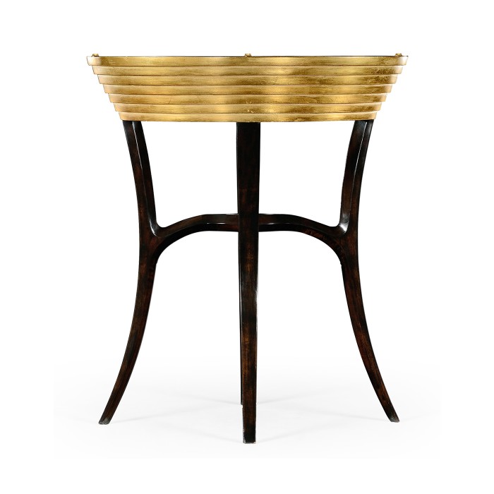 Stepped Gilded Circular Dining Table 48