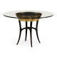 Stepped Gilded Circular Dining Table 48