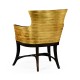 Stepped Gilded Tub Easy Chair