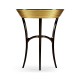 Stepped Gilded Demilune Console