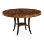 Art Deco High Lustre Round Dining Table 54