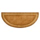 Satinwood demilune cabinet