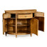Satinwood demilune cabinet