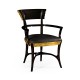 Stepped Gilded Dining Arm Chair