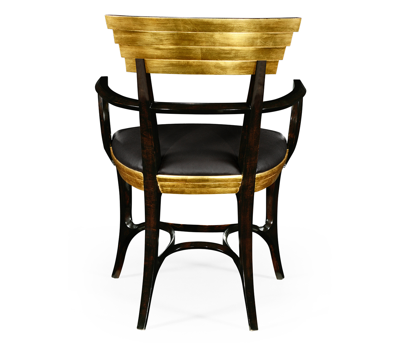 Stepped Gilded Dining Arm Chair