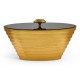 Stepped Gilded Oval Box