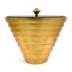 Stepped Gilded Oval Box